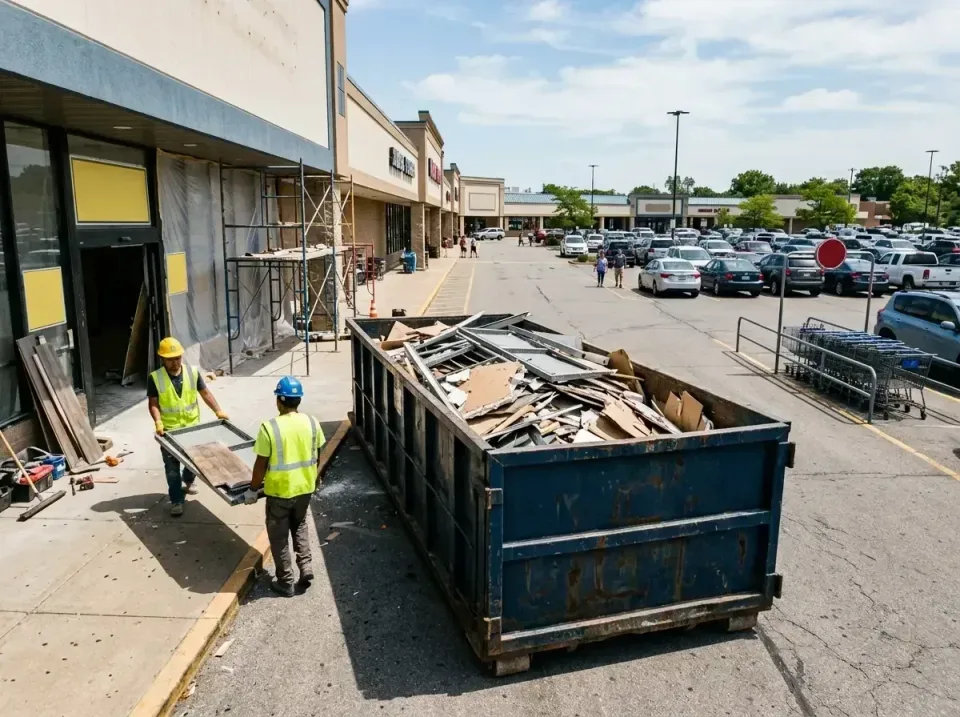 retail-store-renovation-debris-003 — frequently asked questions, Roll-off Dumpster Rentals in Moscow Mills, MO